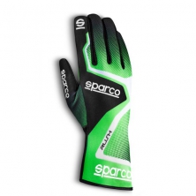 Перчатки 07 Sparco RUSH зеленый/черный, размер 07 - LadaSportLine - Все для автоспорта и тюнинга