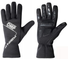Перчатки 09 OMP RAIN K картинг черный, размер S - LadaSportLine - Все для автоспорта и тюнинга