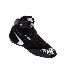 Ботинки FIA 43 OMP FIRST FIA (черный/белый), размер 43 - LadaSportLine - Все для автоспорта и тюнинга