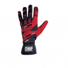 Перчатки 10 OMP KS-3 картинг черный/красный, размер M - LadaSportLine - Все для автоспорта и тюнинга