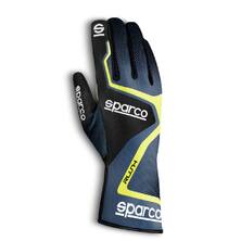 Перчатки 11 Sparco RUSH серый/желтый неоновый, размер 11 - LadaSportLine - Все для автоспорта и тюнинга