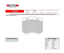 Тормозные колодки Ferodo Racing DSUNO FCP825Z задние - LadaSportLine - Все для автоспорта и тюнинга