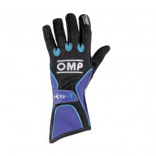 Перчатки 07 OMP KS-1 картинг синий/черный/голубой, размер XXS - LadaSportLine - Все для автоспорта и тюнинга
