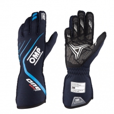 Перчатки FIA 11 OMP ONE EVO X темно-синий, голубой, размер 11 - LadaSportLine - Все для автоспорта и тюнинга