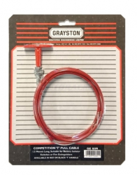 Тросик системы пожаротушения Grayston красный, черный 1.5 м. - LadaSportLine - Все для автоспорта и тюнинга