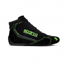 Ботинки FIA 44 Sparco Slalom FIA (черный/зеленый неоновый), размер 44 - LadaSportLine - Все для автоспорта и тюнинга