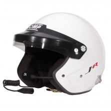 Шлем FIA OMP J-RALLY Hans (белый), размер L - LadaSportLine - Все для автоспорта и тюнинга