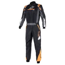 Комбинезон пилота 56 Alpinestars ATOM GRAPHIC, черный/антрацит/оранжевый неоновый, р 56 - LadaSportLine - Все для автоспорта и тюнинга