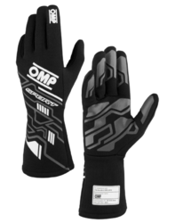 Перчатки FIA 09 OMP SPORT, черный/белый, размер 09 - LadaSportLine - Все для автоспорта и тюнинга