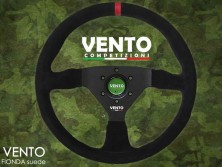 Руль VENTO FIONDA (mod.78) диаметр 340 мм, вынос 00 мм, черная замша - LadaSportLine - Все для автоспорта и тюнинга