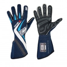 Перчатки FIA 09 OMP ONE-S синий/черный/белый, размер 09 - LadaSportLine - Все для автоспорта и тюнинга