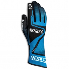 Перчатки 08 Sparco RUSH голубой/черный, размер 08 - LadaSportLine - Все для автоспорта и тюнинга