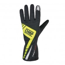 Перчатки FIA 11 OMP First Evo черный/желтый, размер 11 - LadaSportLine - Все для автоспорта и тюнинга