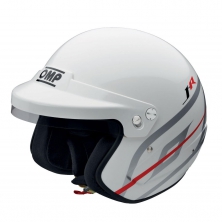 Шлем FIA б/г OMP J-R HANS, белый, размер M (58-59) - LadaSportLine - Все для автоспорта и тюнинга