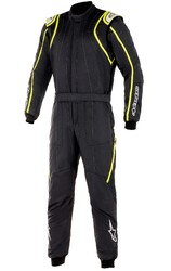 Комбинезон пилота 60 Alpinestars FIA GP RACE v2 (черный/желтый неоновый), р. 60 - LadaSportLine - Все для автоспорта и тюнинга