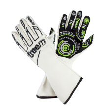Перчатки FIA 10 Freem Senso 016, белые, размер 10 - LadaSportLine - Все для автоспорта и тюнинга
