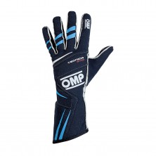 Перчатки FIA 11 OMP TECNICA EVO синий/голубой, размер 11 - LadaSportLine - Все для автоспорта и тюнинга