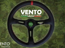 Руль VENTO VENDETTA (08) диаметр 350 мм, вынос 85 мм, черная кожа - LadaSportLine - Все для автоспорта и тюнинга