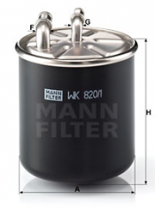 Фильтр топливный Мерседес Спринтер WK820/1 MANN - LadaSportLine - Все для автоспорта и тюнинга
