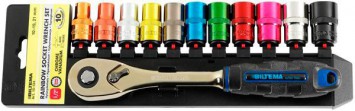 Гаечный ключ Biltema торцевой 10-21 мм. набор, 11 шт. цветной - LadaSportLine - Все для автоспорта и тюнинга