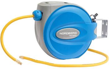 Катушка-удлинитель NORDBERG для сжатого воздуха гибридный PVC D9.5х15.5мм, 15 1м HR1015HPVC - LadaSportLine - Все для автоспорта и тюнинга