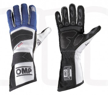 Перчатки FIA 10 OMP TECNICA EVO синий, размер 10 - LadaSportLine - Все для автоспорта и тюнинга