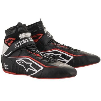 Ботинки FIA 40 Alpinestars TECH-1 Z v2 FIA (черный/белый/красный), размер 40 - LadaSportLine - Все для автоспорта и тюнинга