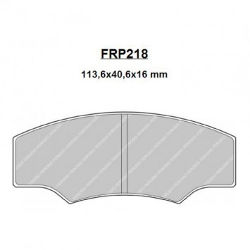 Тормозные колодки Ferodo Racing FRP218H DS2500 FRP218H (компл.) передние - LadaSportLine - Все для автоспорта и тюнинга