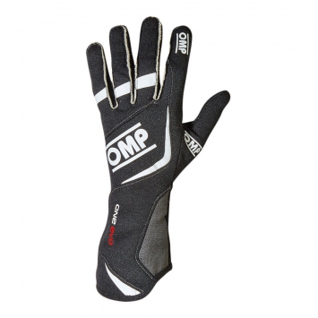 Перчатки FIA 09 OMP ONE EVO черный/белый, размер 09 - LadaSportLine - Все для автоспорта и тюнинга