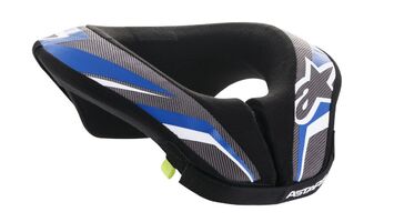 Защита шеи картинг Alpinestars, (черный/синий) р. S/M - LadaSportLine - Все для автоспорта и тюнинга