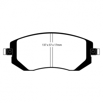 Тормозные колодки EBC BRAKES на SUBARU Forester (передние) - LadaSportLine - Все для автоспорта и тюнинга